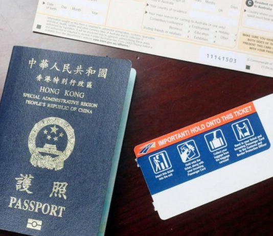 Visa hong kong